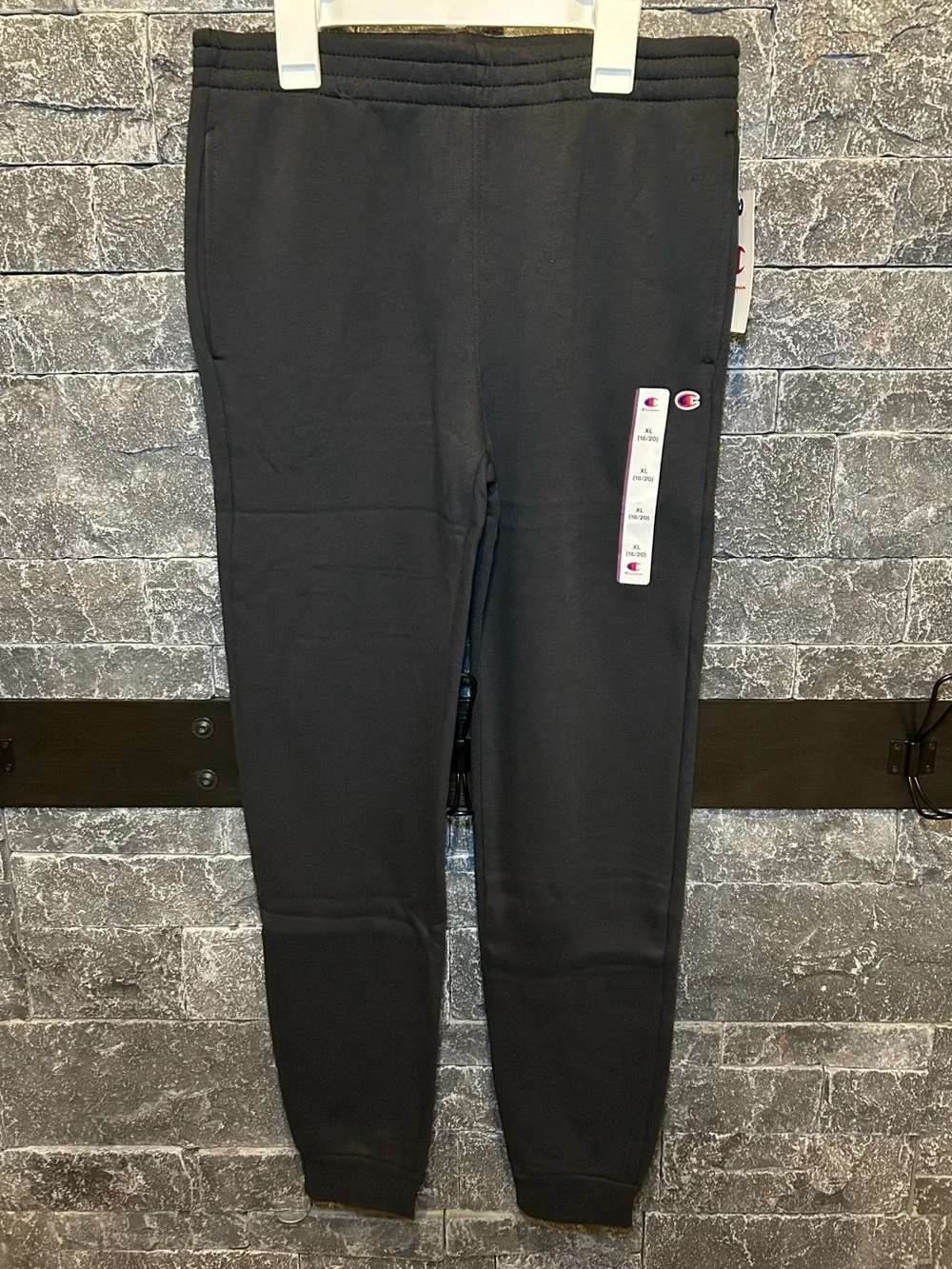 Champion Kids Black Jogger Sweatpants